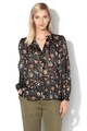 Pepe Jeans London Camasa transparenta cu model floral Freya Femei