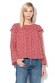 Pepe Jeans London Bluza cu model floral si maneci tip clopot Lois Femei