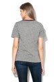 Pepe Jeans London Tricou cu aplicatie catifelata Mirage Femei