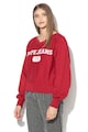 Pepe Jeans London Bluza sport cu imprimeu si captuseala din fleece Nemesis Femei