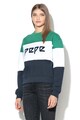 Pepe Jeans London Bluza sport cu decolteu la baza gatului si imprimeu logo Nastia Femei