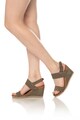 Timberland Sandale wedge de piele intoarsa Sunset Femei