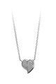 Loisir by Oxette Nyaklánc csillámos szív alakú medállal női