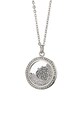 Loisir by Oxette Colier cu talisman circular si cristale zirconia Femei