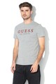 GUESS JEANS Tricou super slim cu imprimeu logo texturat Barbati