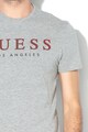 GUESS JEANS Tricou super slim cu imprimeu logo texturat Barbati