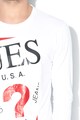 GUESS JEANS Bluza slim fit cu imprimeu logo Barbati