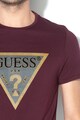 GUESS JEANS Tricou slim fit din amestec de modal, cu logo Barbati