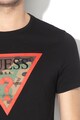 GUESS JEANS Tricou slim fit cu imprimeu logo cauciucat Barbati