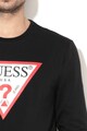 GUESS JEANS Bluza sport slim fit cu imprimeu logo Barbati