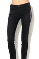 GUESS JEANS Blugi ultra skinny cu diverse insertii laterale Femei