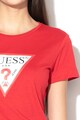 GUESS JEANS Тениска с модал и лого Жени