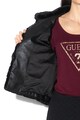 GUESS JEANS Jacheta de blana sintetica cu strasuri Femei