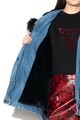 GUESS JEANS Jacheta parka din denim cu captuseala din material teddy Femei