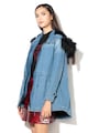 GUESS JEANS Jacheta parka din denim cu captuseala din material teddy Femei