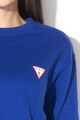 GUESS JEANS Bluza sport cu imprimeu logo discret si captuseala din material fleece Femei