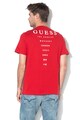 GUESS JEANS Tricou regular fit cu decolteu la baza gatului Barbati