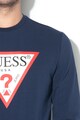 GUESS JEANS Bluza sport slim fit cu imprimeu logo Barbati