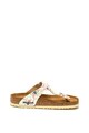 Birkenstock Papuci cu bareta separatoare si model floral Gizeh Femei