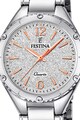 Festina Ceas analog rotund cu cadran stralucitor Femei