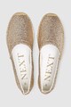 NEXT Espadrile slip-on cu aspect stralucitor Femei