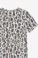 NEXT Tricou cu decolteu la baza gatului si animal print Femei