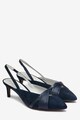 NEXT Pantofi slingback de piele, cu toc kitten Femei