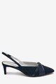 NEXT Pantofi slingback de piele, cu toc kitten Femei