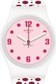 Swatch Ceas analog cu o curea de silicon Femei