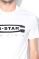 G-Star RAW Tricou slim fit din bumbac organic, cu model grafic Barbati