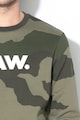 G-Star RAW Bluza sport cu model grafic si model camuflaj Barbati