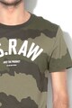 G-Star RAW Tricou cu imprimeu logo si camuflaj Barbati