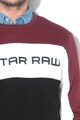 G-Star RAW Colorblock dizájnú pulóver logóval férfi