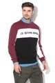 G-Star RAW Colorblock dizájnú pulóver logóval férfi