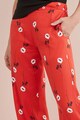 NEXT Pantaloni cu model floral si croiala ampla Femei