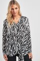 NEXT Bluza cu prindere frontala si imprimeu cu zebra Femei