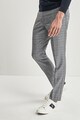 NEXT Pantaloni slim fit cu model in carouri si dungi contrastante Barbati