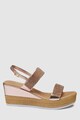 NEXT Sandale tip espadrile cu talpa wedge si decoratiuni Femei