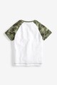 NEXT Tricou cu maneci raglan si model camuflaj Baieti