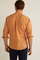 Mango Ленена риза Calcuta с джоб на гърдите Мъже