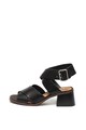 Scotch & Soda Sandale de piele cu toc masiv Haze Femei