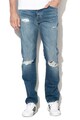 Wrangler Spencer Slim Straight Fit farmernadrág mosott hatással férfi