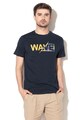 Jack & Jones Tricou regular fit cu imprimeu text Wavy Barbati