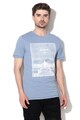 Jack & Jones Tricou din bumbac organic, cu imprimeu grafic Tauk Barbati