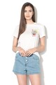 Vero Moda Tricou de bumbac organic cu imprimeu grafic Silja Femei