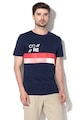 Jack & Jones Tricou slim fit cu decolteu la baza gatului si logo Stairs Barbati