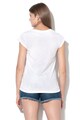 Only Tricou slim fit cu imprimeu Bone Femei