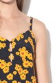 Only Top cu imprimeu floral si garnituri valurite Daisy Femei