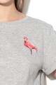 JdY Tricou lejer cu imprimeu grafic Flamingo Femei