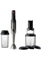 Philips Mixer vertical  Viva Colelction HR2656/90, 800 W, viteza variabila, ProMix, spiralizator, recipient on-the-go, Negru/Inox Femei